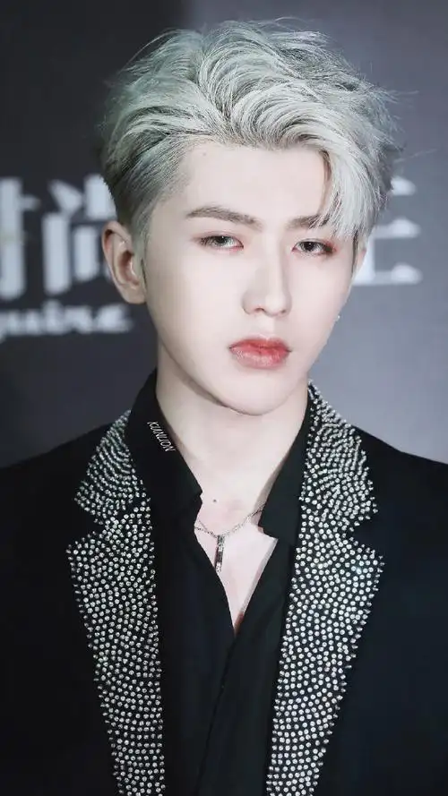 蔡徐坤 时尚先生盛典##蔡徐坤 银发贵公子