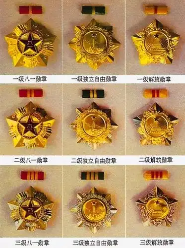 "马赛克"上左胸的军装,浅谈一下我们的军功章和等级勋章