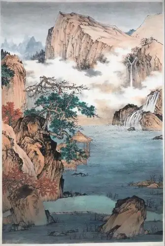 著名山水画画家常潇博士作品欣赏