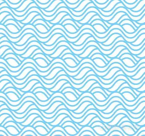插画 无缝水波模式.简单无缝美夏季时间背景.矢量图.eps
