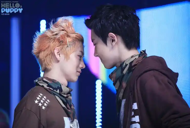 exo 鹿晗 朴灿烈 干嘛呢~灿鹿