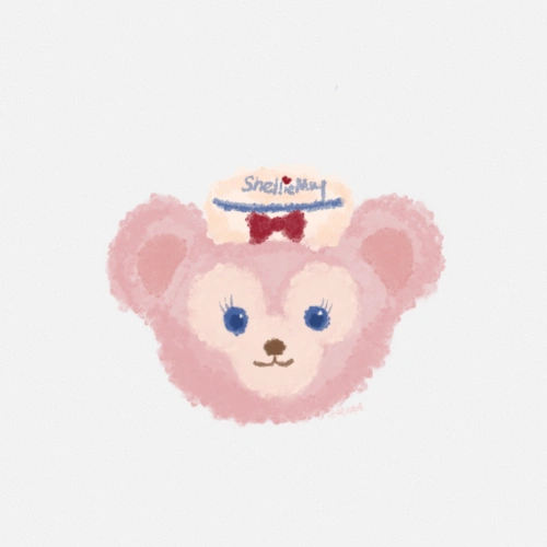 情侣头像星黛露迪士尼可爱卡通头像达菲熊和雪莉玫达菲熊系列赞评论12