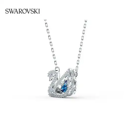 swan天鹅125周年纪念款施华洛世奇dancing520礼物项链女轻奢