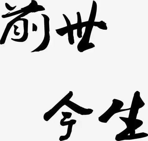 前世今生字体logo设计