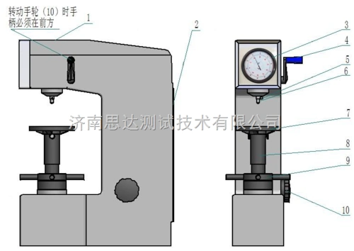 济南思达hr-150a型洛氏硬度计