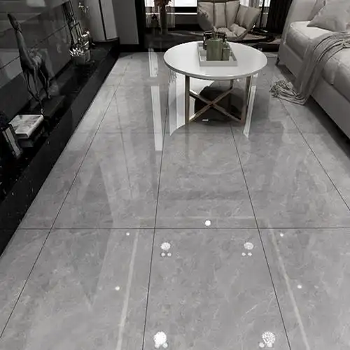 古达灰色客厅简约地砖600x1200通体大理石瓷砖地板砖背景墙大板