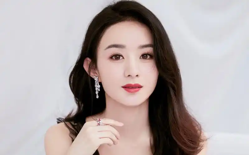 赵丽颖性感黑裙写真图片壁纸