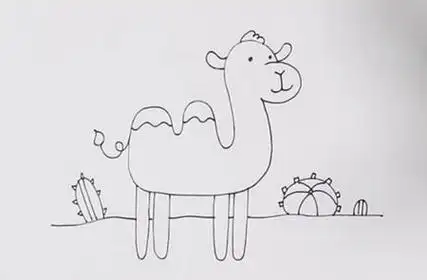骆驼怎么画简单又好看上色 骆驼简笔画步骤图片