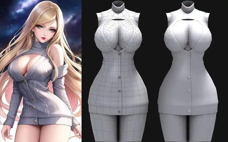 【3dmax人物建模】人体布线天花板!