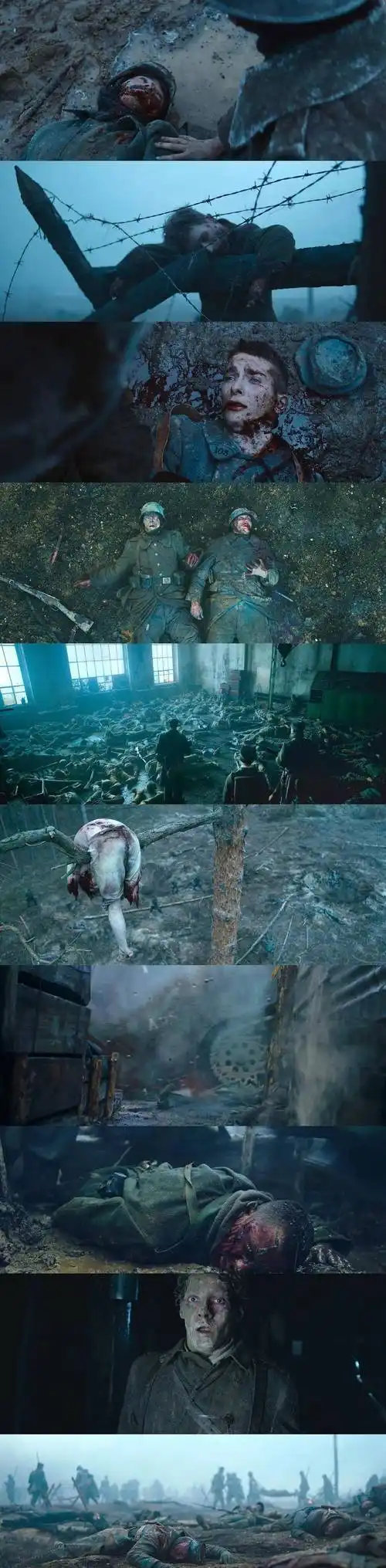 穿梭于枪林弹雨之中,眼看着身边的战友,同学接连中枪倒下,遍地残骸