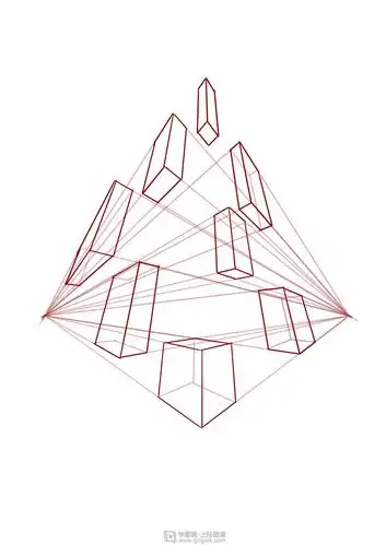 动漫插画基础——三点透视练习