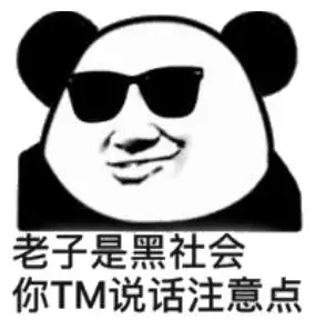 老子是黑社会你tm说话注意点