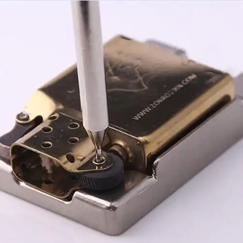 捷畅适配zippo燃油打火机打火轮齿轮燧火轮沙轮砂轮维修配件专业菱形