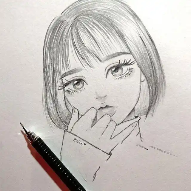 铅笔画人物头像简单初学者最爱的铅笔画头像