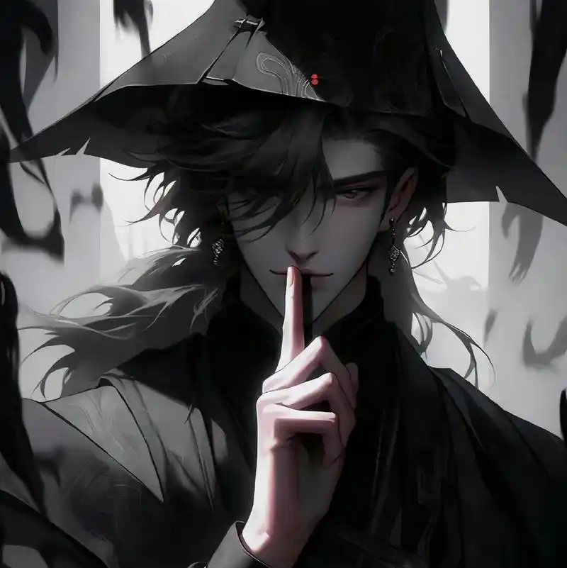 水墨风插画古风武侠人物头像,让我们一起侠客江湖之中#动漫头像和壁纸