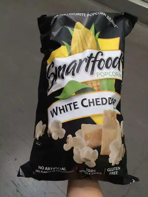 smartfood white cheddar popcorn 17oz smartfood 白切达爆米花-美国
