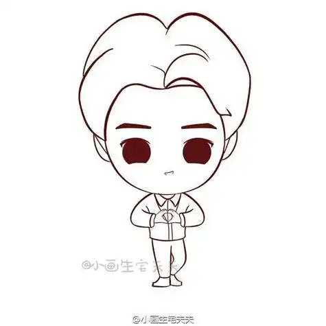 唐艺昕q版简笔画