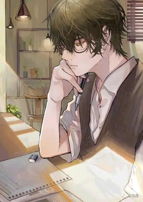 动漫人物托腮动作画法参考