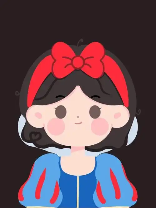 手绘壁纸白雪公主