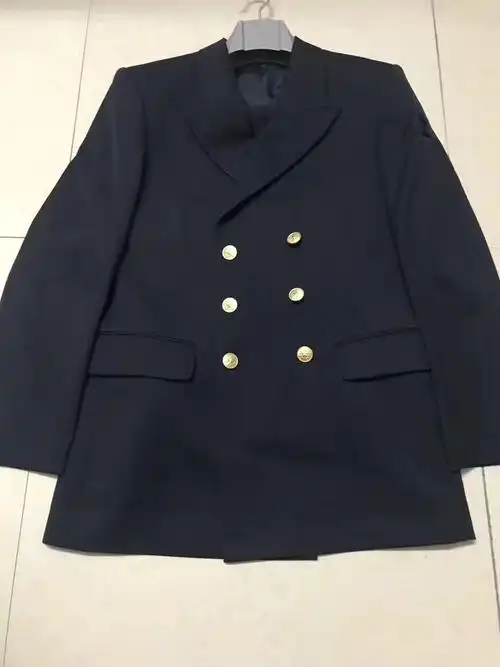 正品制式常服男女藏青白色海款翻领西装立领干士春秋常服衣服裤子