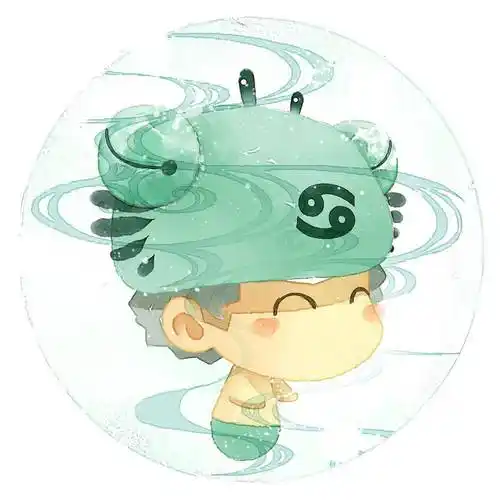 一批巨蟹座星座系列圆头像,据说细心体贴的巨蟹座是恋爱必选.