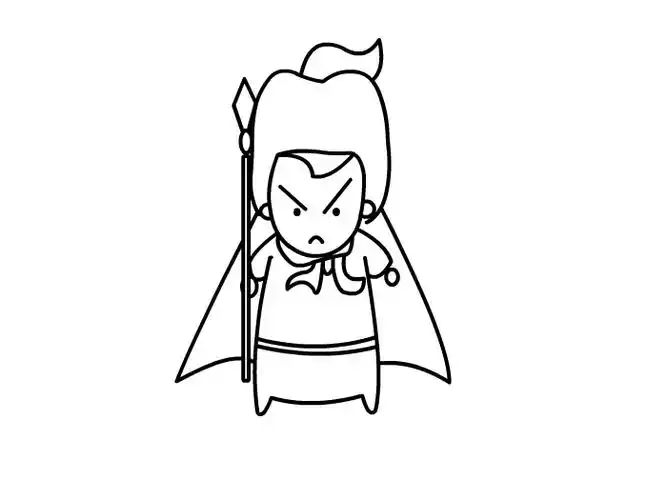 林冲怎么画 林冲怎么画简单 林冲简笔画-养娃家