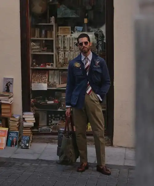 今日穿搭ootd78oldschool西装也超帅