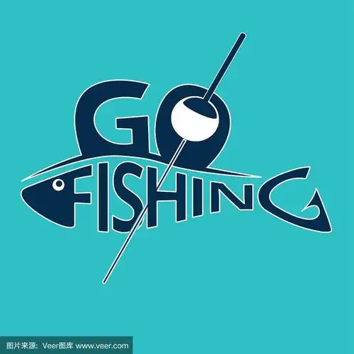 钓鱼标志,象征.刻字钓鱼形状像鱼.渔人俱乐部或锦标赛的设计元素.