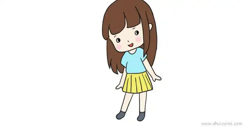 娇羞简笔画的画法图解分享到这里,查找更多娇羞的女孩简笔画,娇羞的