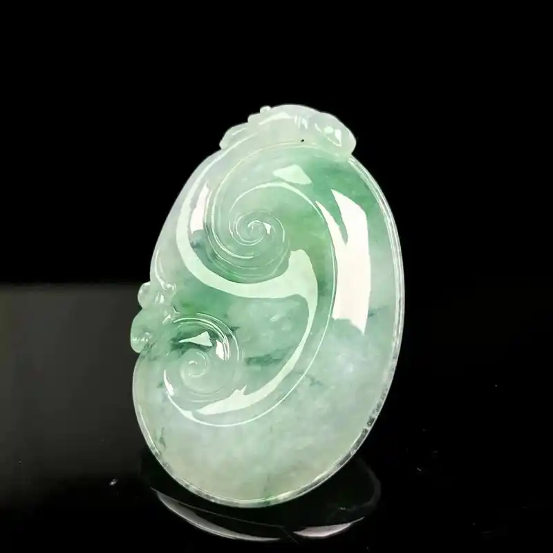 男士吊坠之万事如意.翡翠雕刻题材之如意～吉祥如意,万事如意