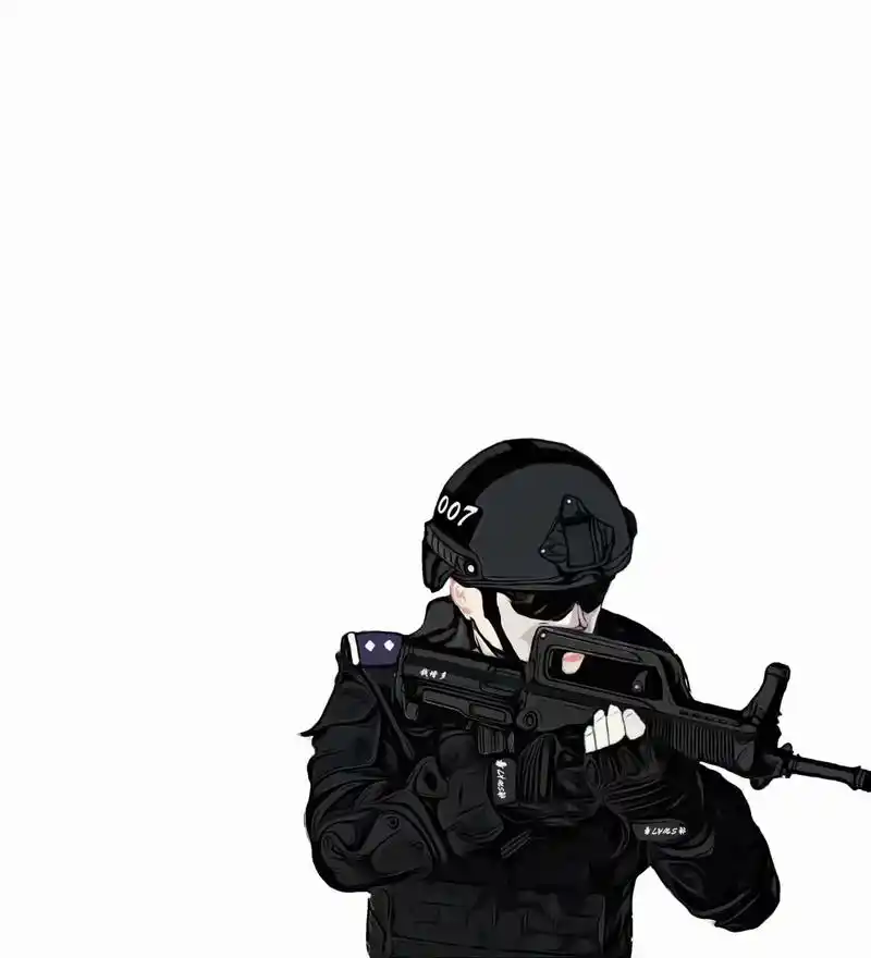 分享壁纸.#警察 #特警 #狙击手  - 抖音