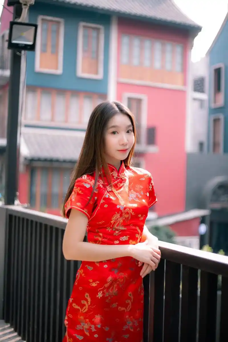 中国红,旗袍美女摄影集