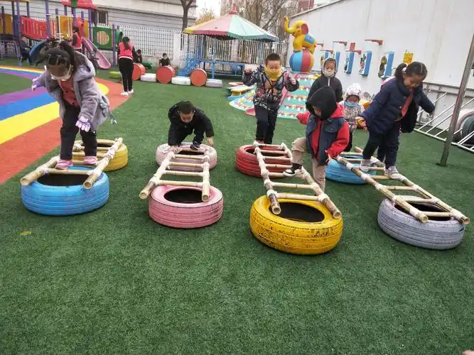 【银川丽水幼儿园生动课程体系】大班户外活动《大循环》