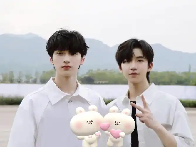 藏进箱子里:我不管,这就是小情侣的合照 #翔霖 #严浩翔 #贺峻霖