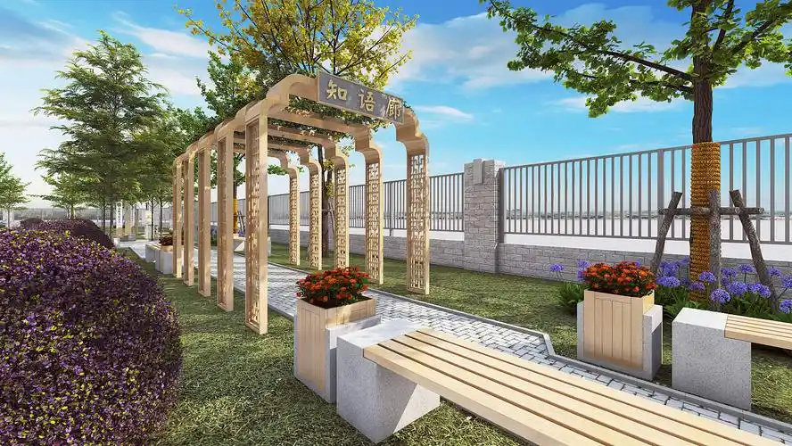 学校景观布置|空间|景观设计|海豚和珣子 - 原创作品 - 站酷 (zcool)