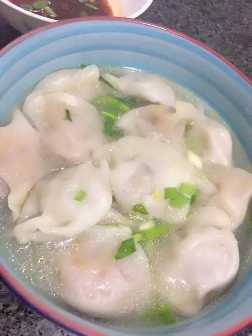 那么冷在家来碗热汤饺子