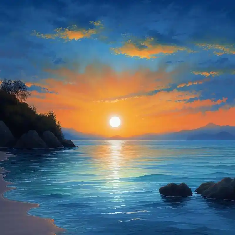 中老年头像:日出.#中老年头像 - 抖音