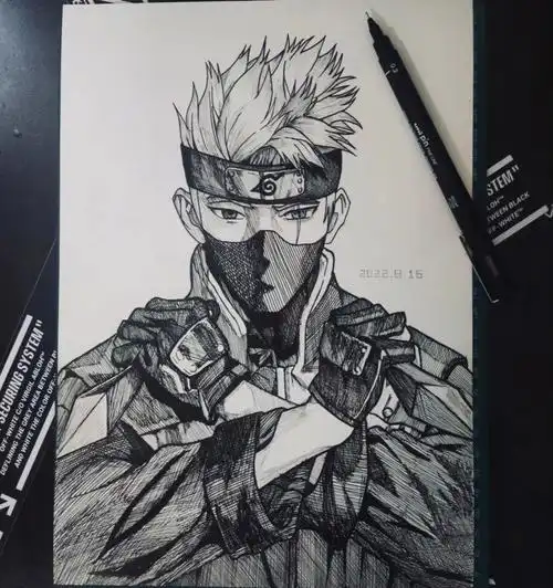 写轮眼旗木卡卡西