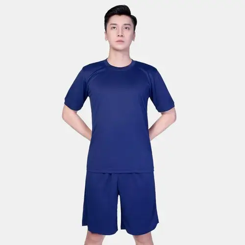 正品新款式深蓝色消防体能训练服短袖t恤速干夏季套装运动短裤