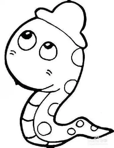 小蛇简笔画毒蛇小蛇简笔画怎么画可爱蛇的简笔画蛇的简笔画崇蛇节的由