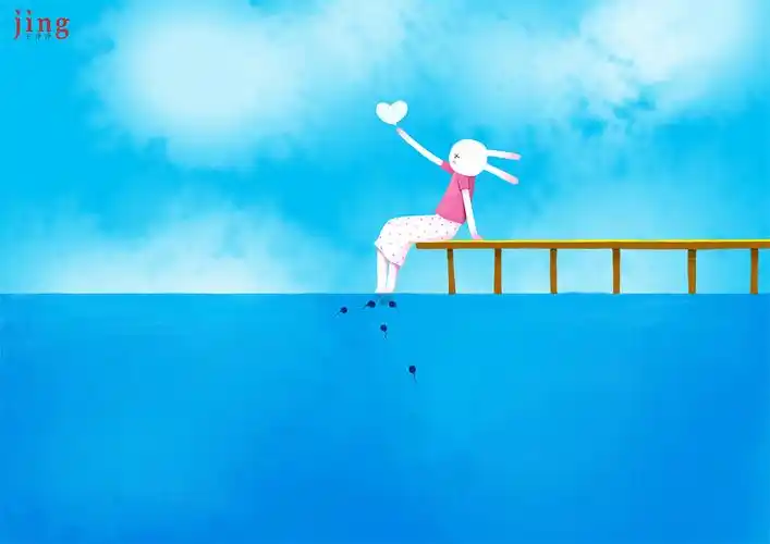 兔年插画合集 60幅艾玩兔横版壁纸插画