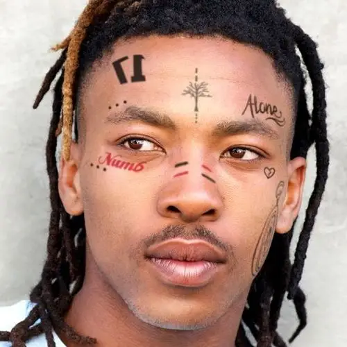 rapper脸上的纹身要怎样才能读懂