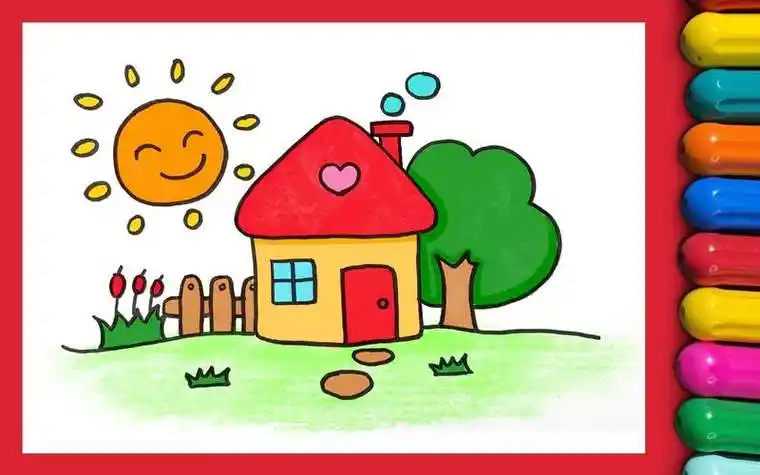 房子图片简笔画房子图片简笔画涂色