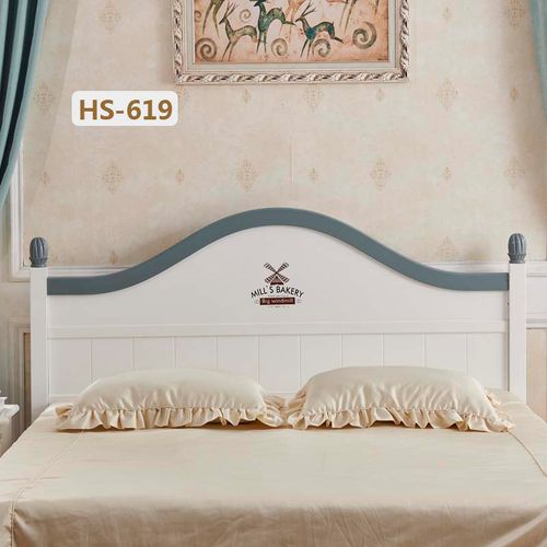 韩式床头板软包新款软包床靠背板简约美式公主床头可定制2米实木 床头