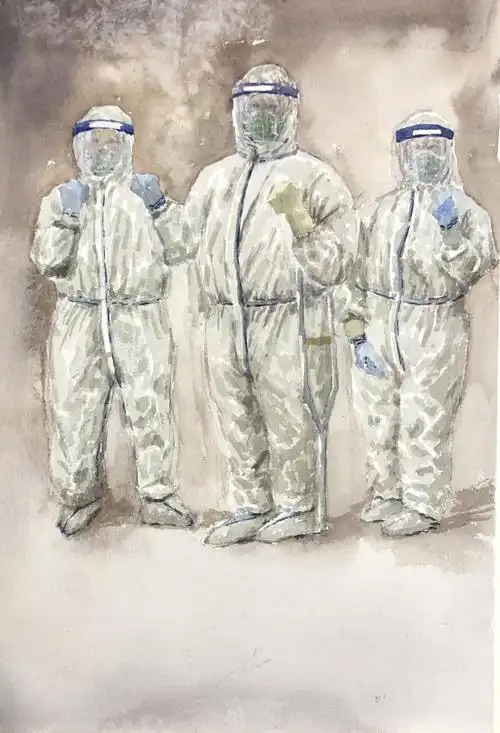 写生中国助力抗击疫情主题创作展(一)