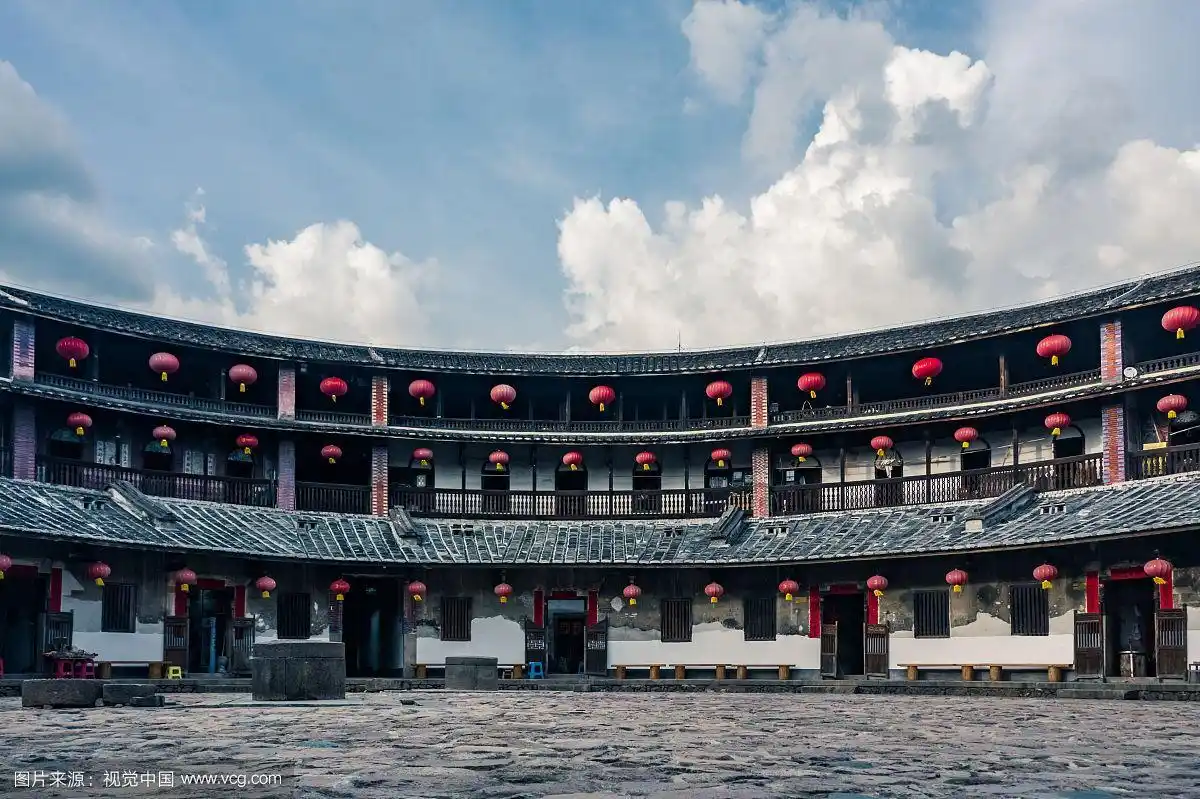 福建漳州华安土楼二宜楼