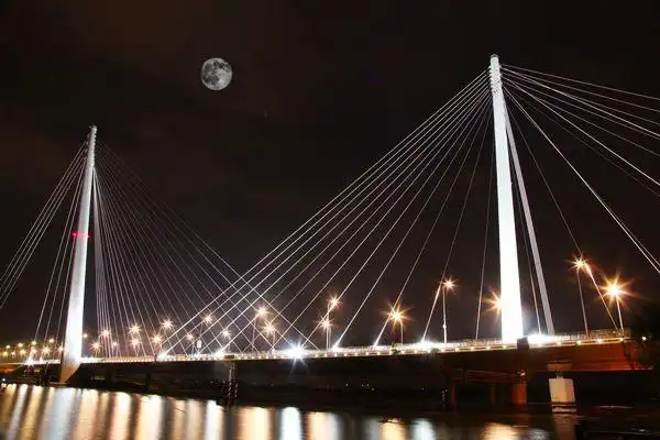 青林湾大桥夜景