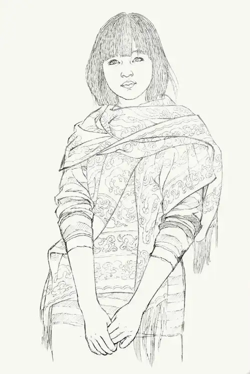 技法探索 | 白描技法·人物(七)_中国书画报_零二七艺考