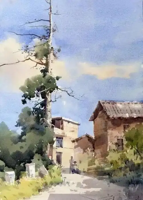 潇洒灵动,无拘无束 | 中国水彩画家:吴昌文(三)