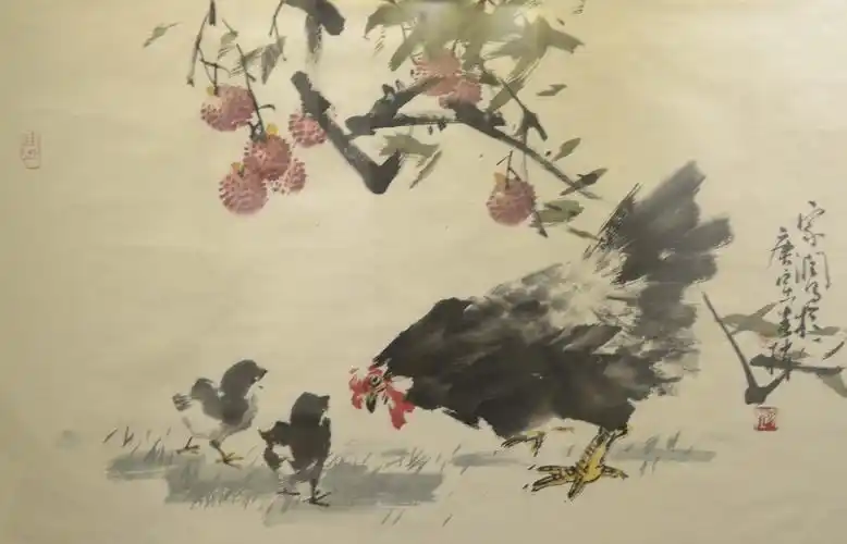 2013年10月李家润花鸟画展在国品堂举办